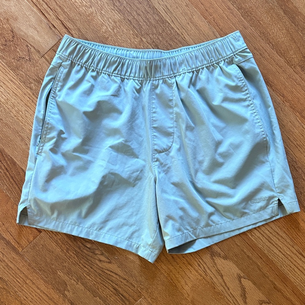 Hollister Soft Light Blue Drawstring Shorts men’s size small
